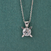 Italian style Lab Grown Diamond Pendant With Chain
