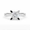 1.03 Carat D VS1 IGI Round Diamond Ring, Engagement Diamond Ring