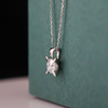 Italian style Lab Grown Diamond Pendant With Chain