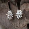 "Heritage Sparkle Floral Earring", Lab Grown Diamond Earring