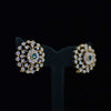 "Emerald Blossom Gold Earring", Lab Grown Diamond Earring