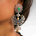 Detachable 4 in 1 Jhumka Diamond Earring 