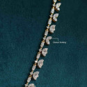 18k Gold Tone With Lab Grown Diamond And Traditions Pearls Bridal MaangTikka
