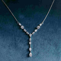 Fancy Shapes Diamond Pendant With Chain