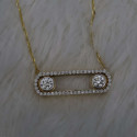 Round Brilliant Movement Diamond Pendant