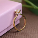 Brilliant Round Shape Lab Grown Diamond Bridal Ring