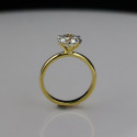 Solitaire Round Brilliant Cut Lab Grown Diamond Ring 