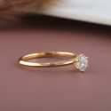 Solitaire Lab Grown Diamond Engagement Ring for her