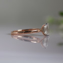 1.0 Carat Emerald Cut Lab Grown Diamond Solitaire Ring