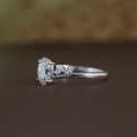 1.5 Carat Oval Cut Engagement Diamond Ring 