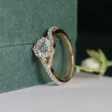 1.0 Carat Round Cut Lab Grown Diamond Engagement Ring