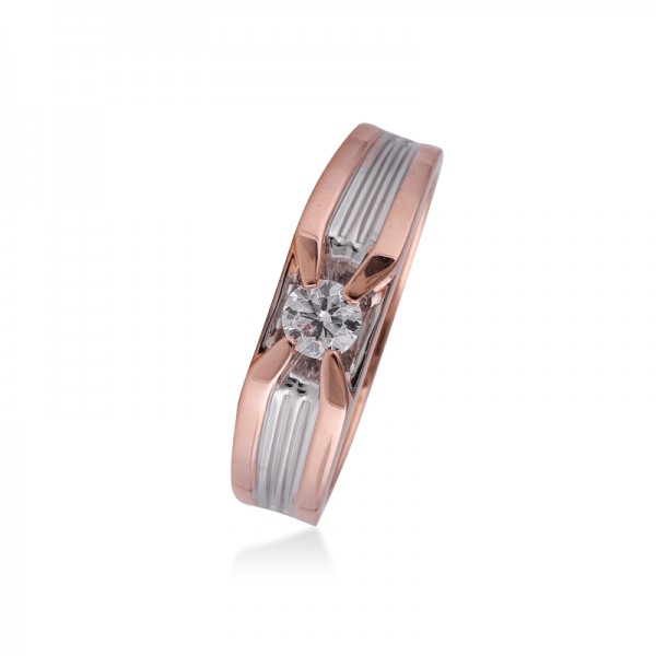 0.46 Pointer CVD Diamond Ring For Men's 