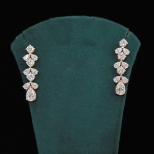 Fancy Shape Lab Grown Diamond Bridal Long Earring