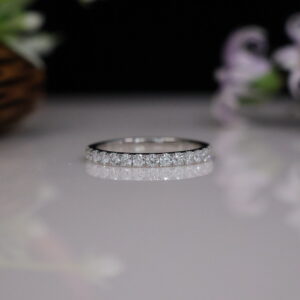 Half Wedding Lab Diamond Band