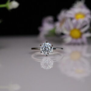 1.43 CT EF/VS IGI Round Shape Engagement Diamond Ring