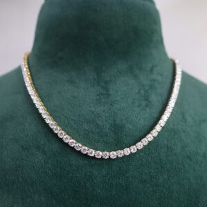0.15 Pointer Lab Grown Diamond Tennis Necklace