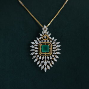 Fancy Lab Grown Diamond Pendant
