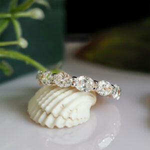 Crown of Brilliance Hiddent Halo Lab ade Diamond Band