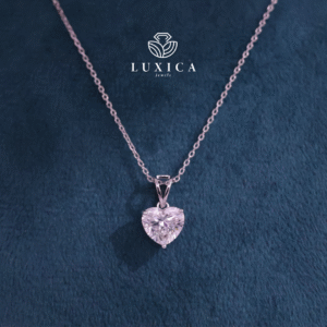 1.74 carat E VVS2 IGI Certified Heart Diamond Only Pendant