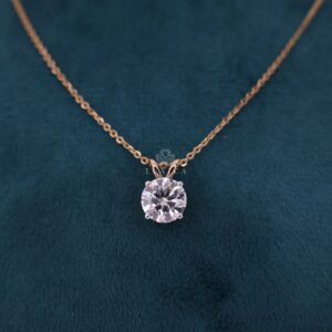 2.02 ct D VVS1 Round Lab Diamond Split Bail Pendant Only