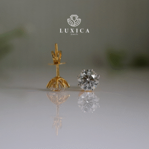 1.6 carat Each D IF IGI Certified Lab Grown Diamond Stud