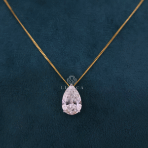 3 ct Solitaire Pear Shape Lab Grown Diamond Pendant