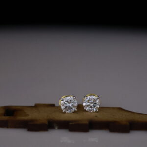0.60 Carat Lab-Grown Diamond Stud Earrings (Each) – Sustainable Sparkle