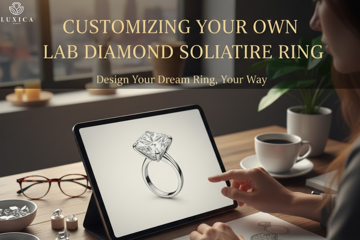 Customizing Your Own Lab Diamond Solitaire Ring