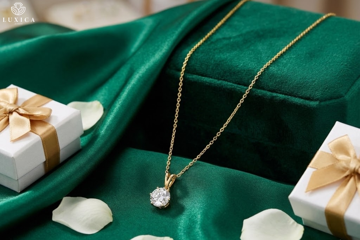 2 Carat Lab Grown Diamond Necklace